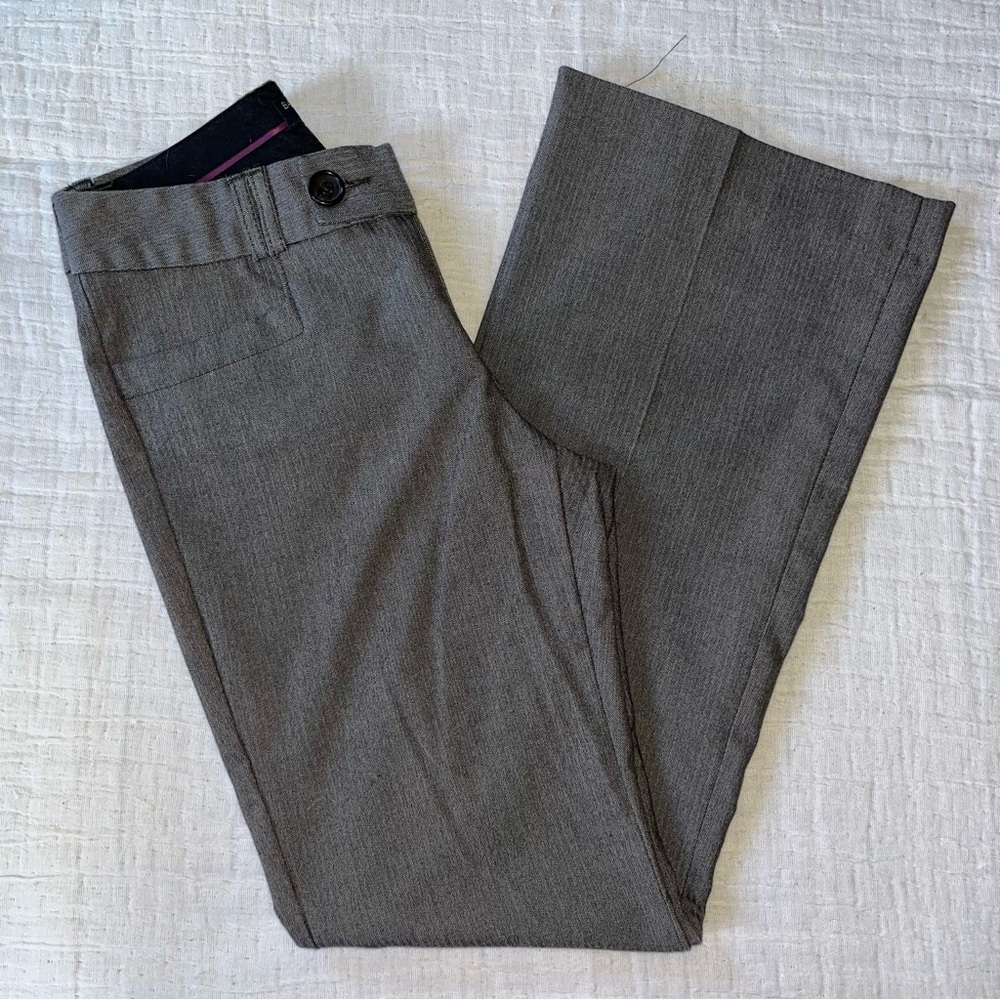 Banana Republic Gray Herringbone Dress Trousers, size 2P